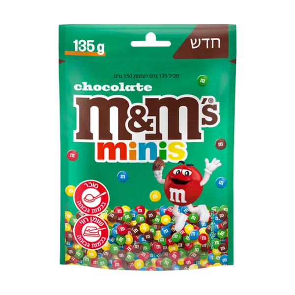 אם אנד אם מיני שוקולד