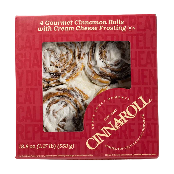 Cinnamon Rolls with Cream Cheese Frosting