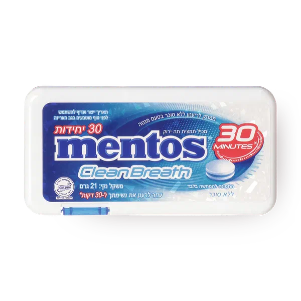 Mentos Clean Breath Sugar free mint refreshing candy