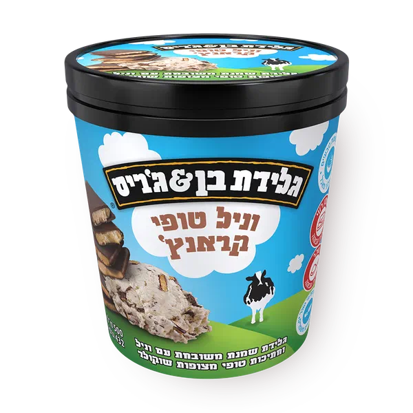 Ben&Jerry's Vanilla toffe bar crunch ice cream pint
