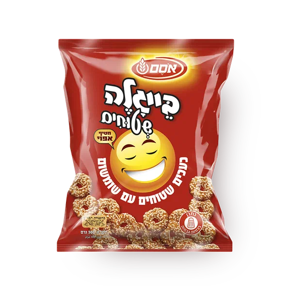 Osem Flat sesame pretzels