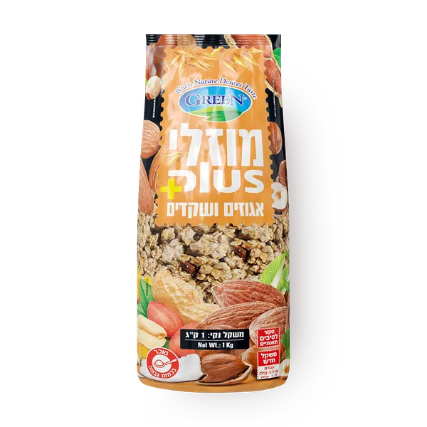 מוזלי קראנצ' אגוזים ושקדים