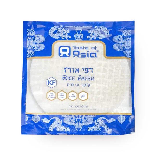 דפי אורז עגולים 22 ס"מ