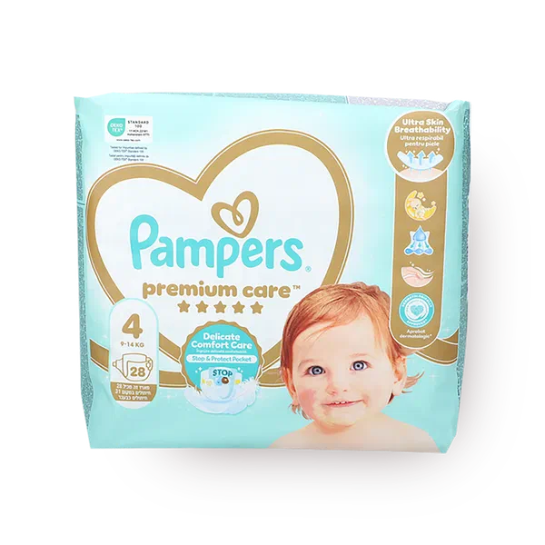 Pampers Premium Care diapers, size 4