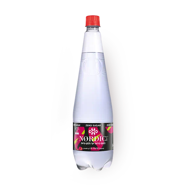 Nordic Low-calorie lemongrass berry flavored sparkling drink