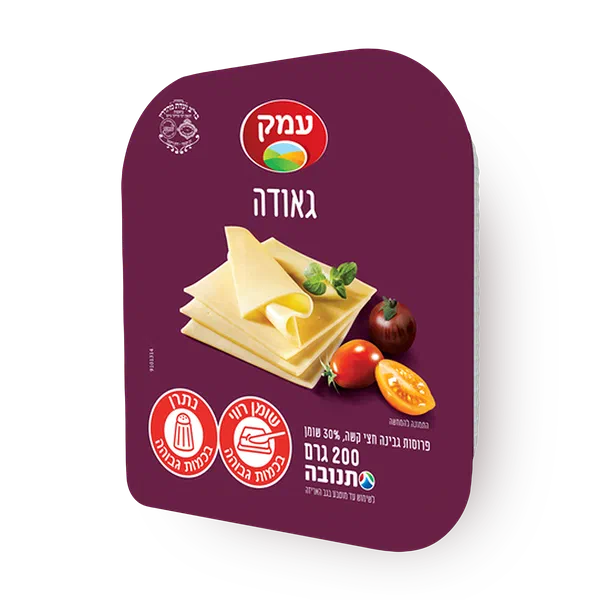 עמק גבינה גאודה 30%