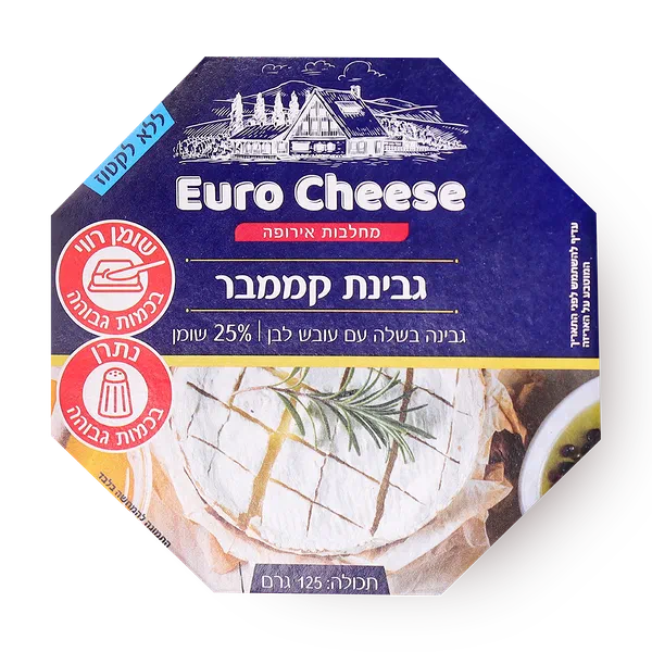 גבינת קממבר יורו ציז 25%