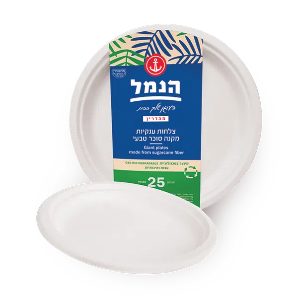 הנמל צלחות ענקיות מתכלה
