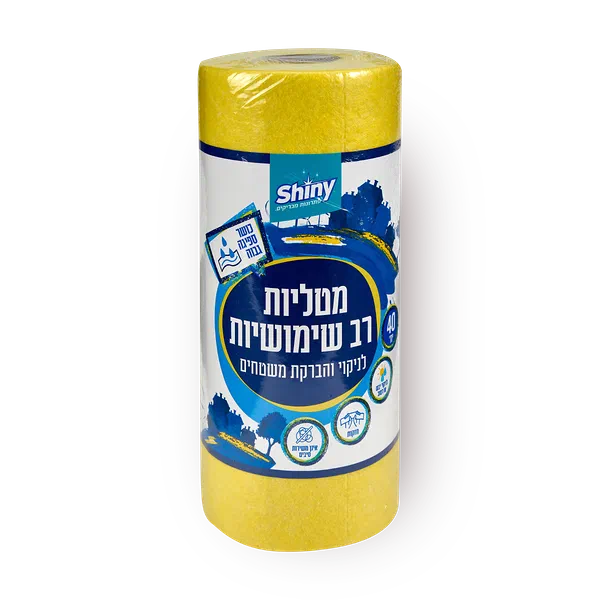 Shiny גליל מטליות צהוב