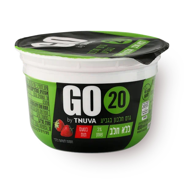 Tnuva Go Protein enriched strawberry soy pudding 3%