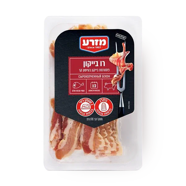 Sliced Roe Bacon Mizra