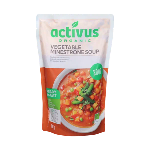 activus Minestrone soup Organic Soup