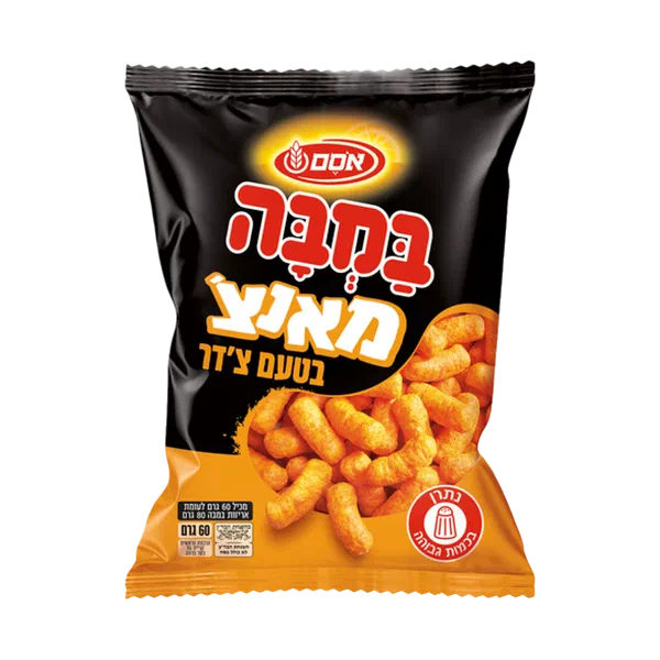 במבה מאנצ' בטעם צ'דר