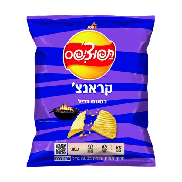 עלית תפוצ'יפס קראנצ' גריל