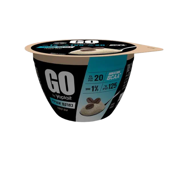 יוגורט GO אוורירי קפה 1% שומן יופלה