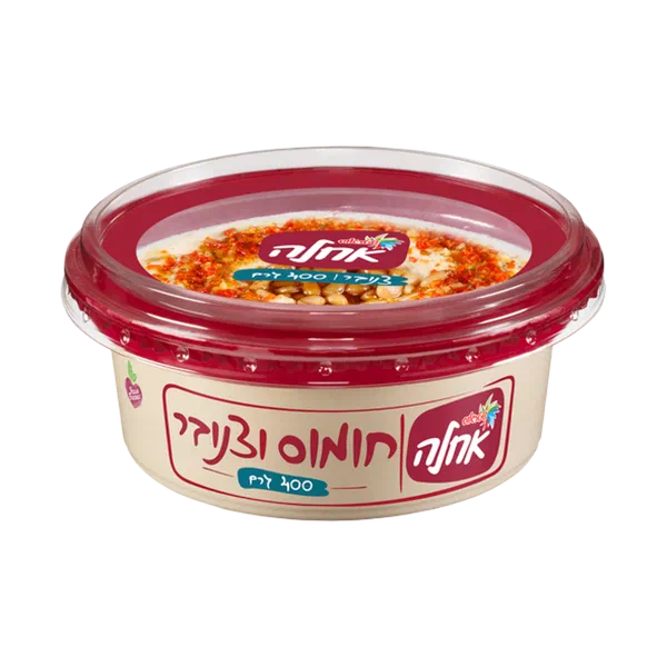 חומוס אחלה בתוספת צנובר