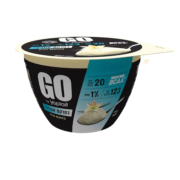 Go yogurt with a whipped texture vanilla flavored