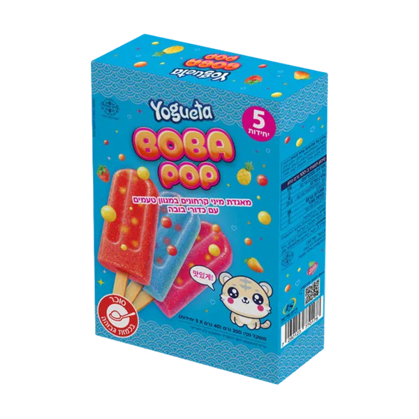 Yogeta Assorted Ice Pops with Boba