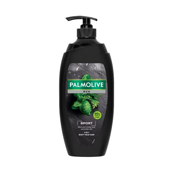 Palmolive For Men Sport 3 in 1 Shower Gel for body, face & hair.