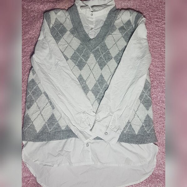 Gilet à carreaux homme élégant