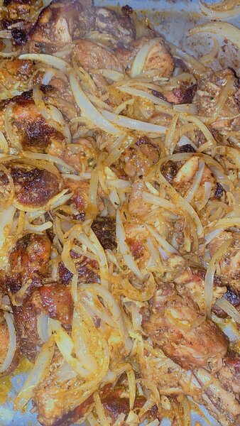 Poulet à la sauce verte