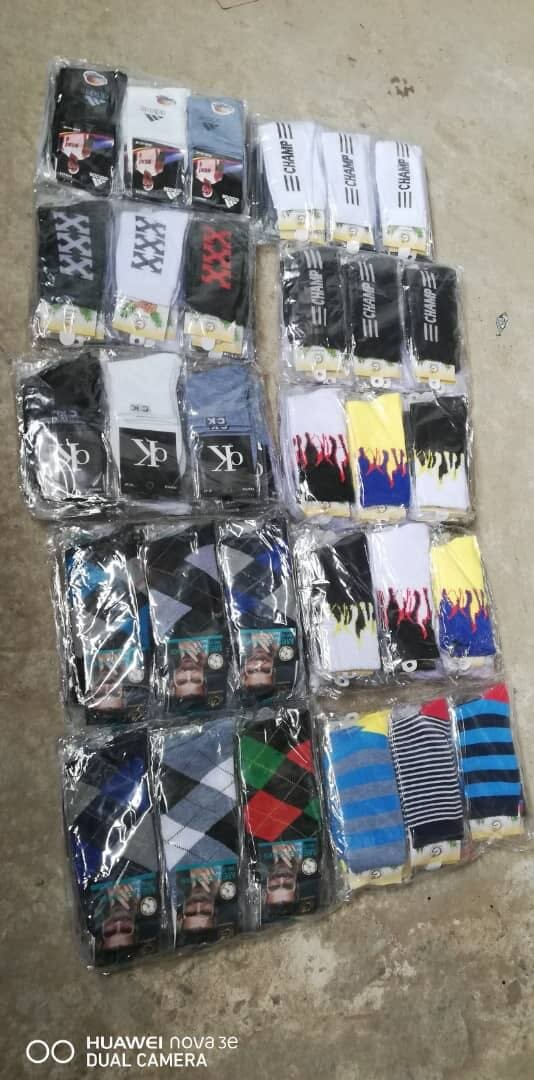 Socks en coton colorés