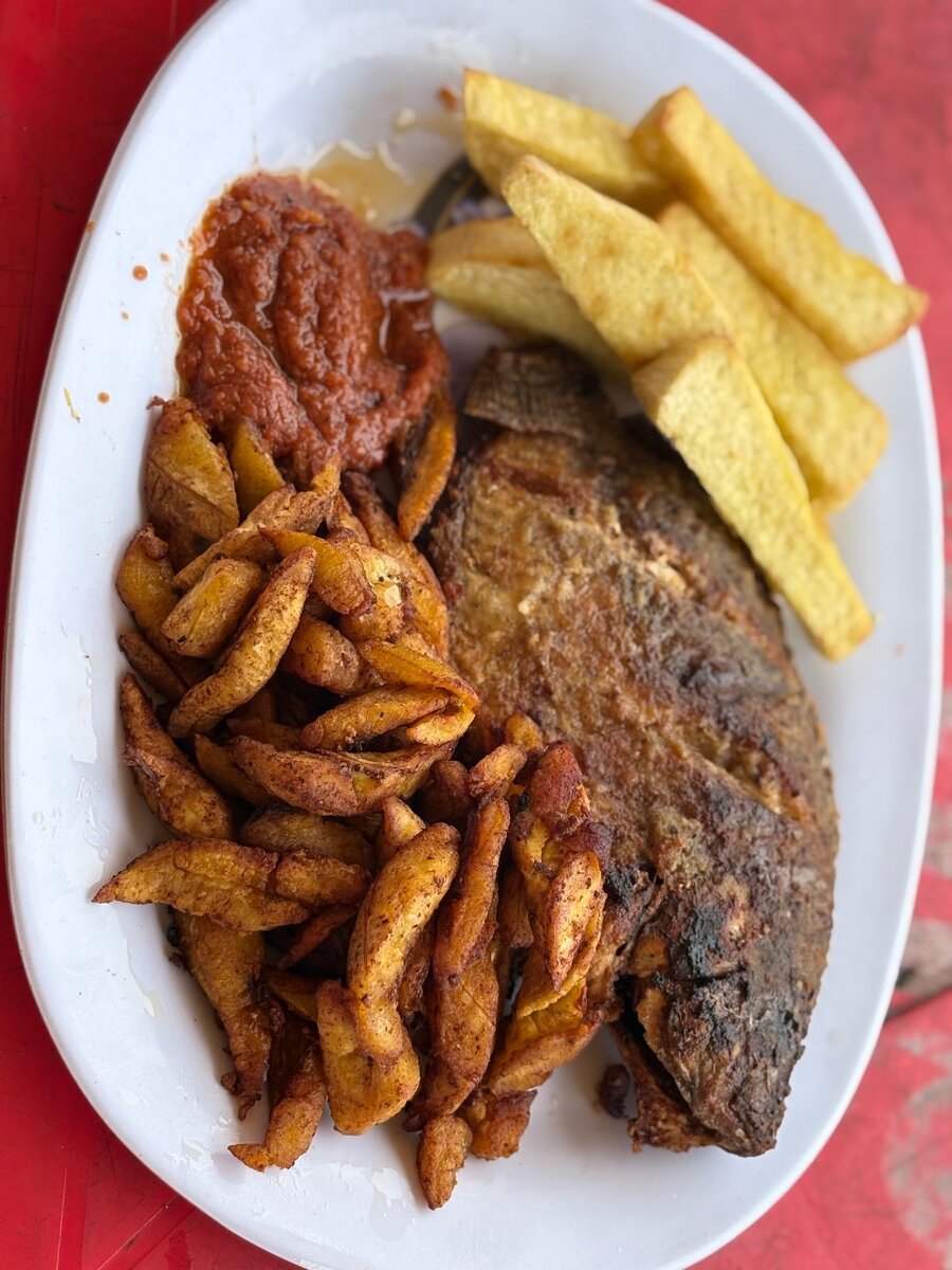Plat de Poisson braisé +Alloco