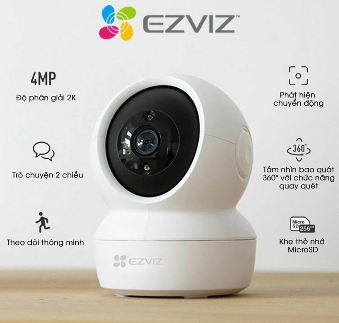 Caméra de sécurité EZVIZ 4MP