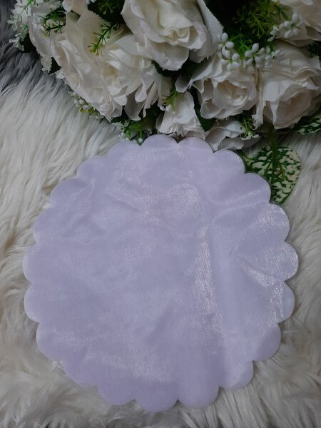 Tulle simple blanche