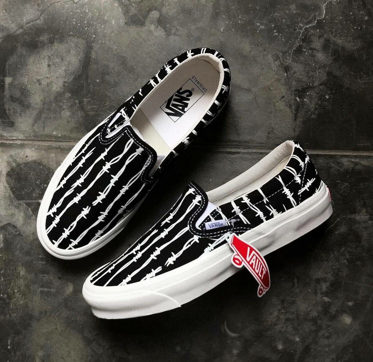 Vans Slip-On Barbelés Noir