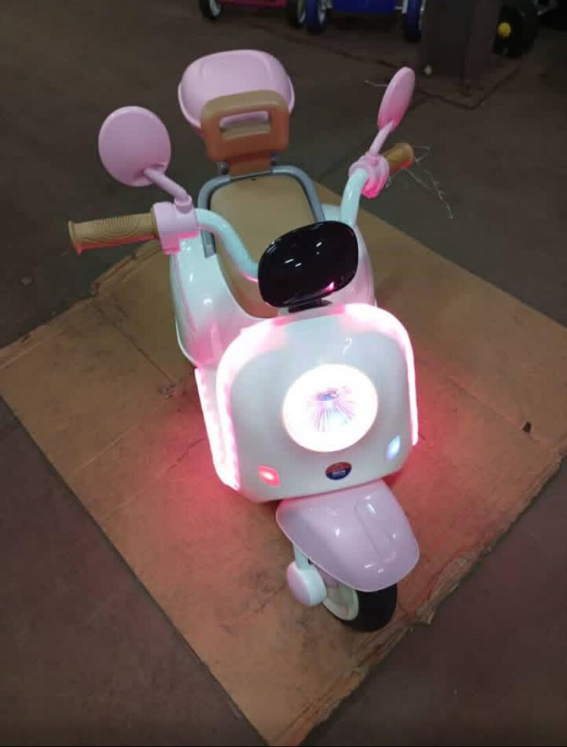 Moto électrique enfant style rétro