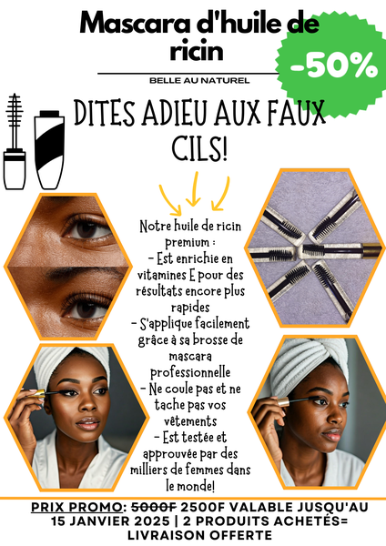 Mascara d'huile de ricin