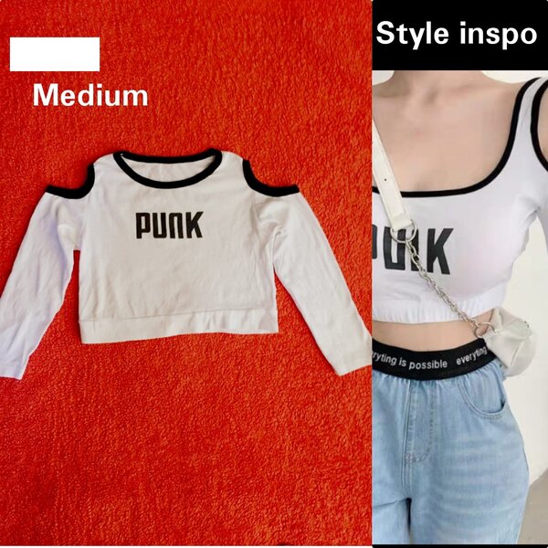 Salaula crop tops and tops