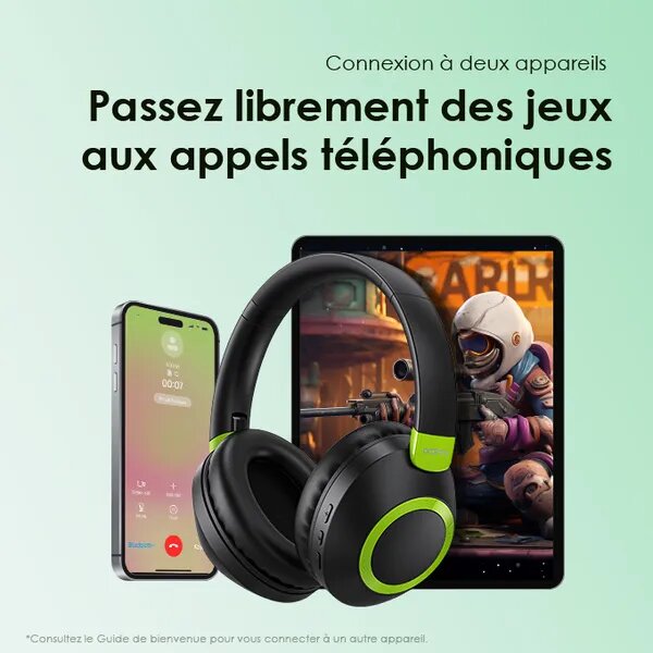 oraimo BoomPop 2 ENC Casques sans fil