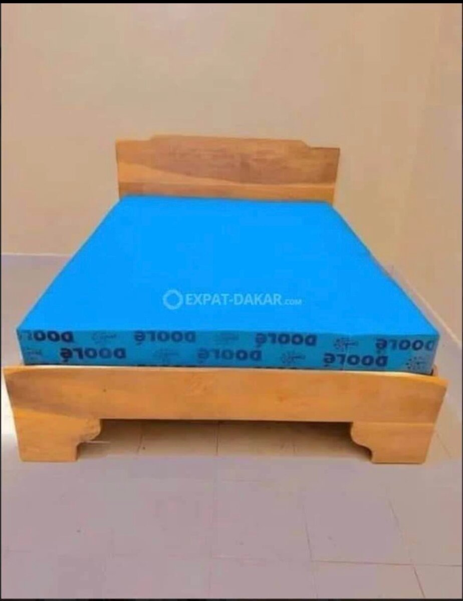 Matelas mousse bleue