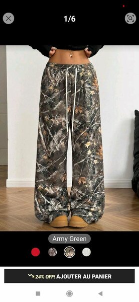 Pantalon Camouflage Femme