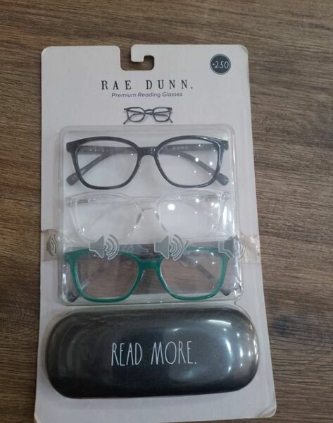 Rae Dunn Reading Glasses Set