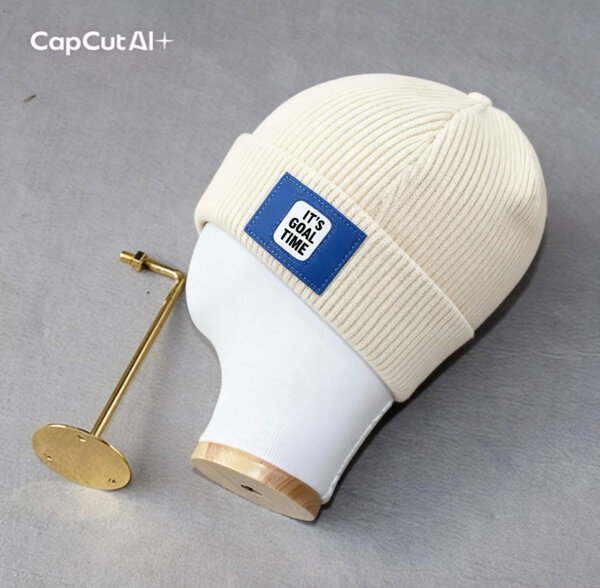 Casquette en tricot 'IT'S GOAL TIME'