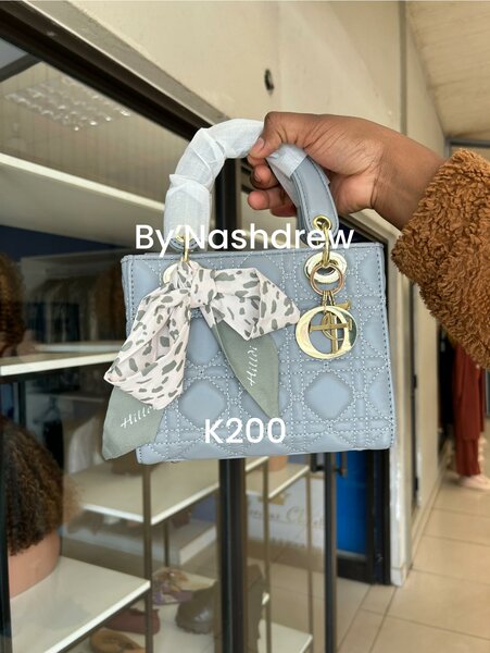 Women's small grey handbag