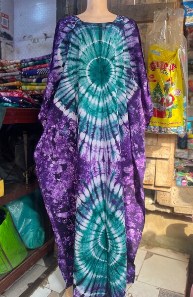 Robe africaine tie and dye