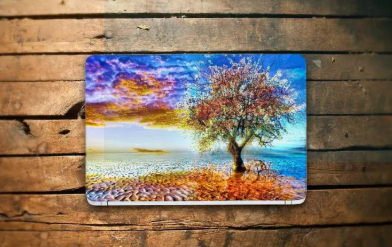 Colorful Tree Laptop Back Skin Sticker-Laptop Back Skin-Laptop Skin Vinyl Sticker Decal, 14.6 15 15.4 15.6 inch Laptop Skin Sticker Cover For All Laptops
