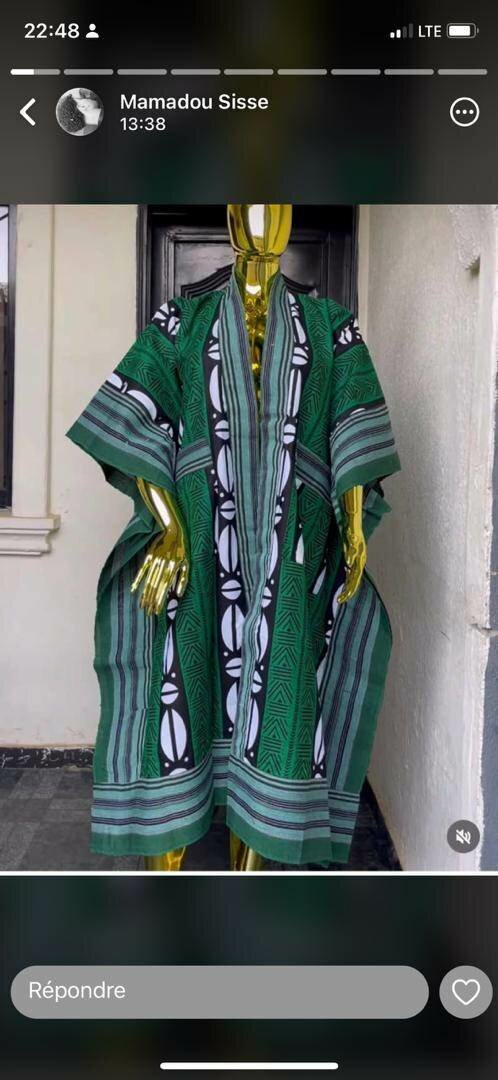 Tunique africaine en coton