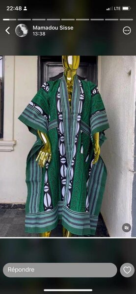 Tunique africaine en coton