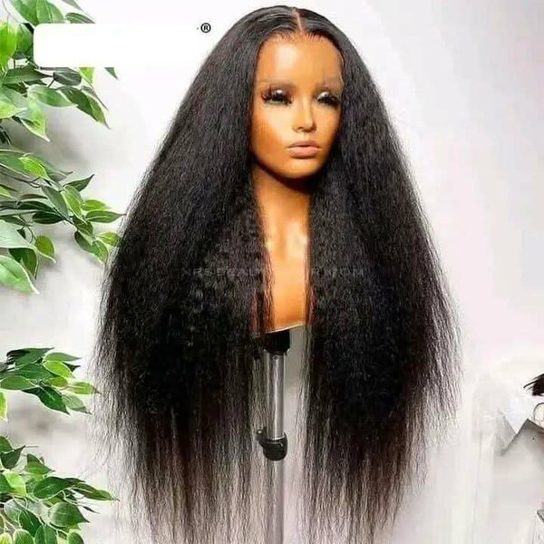 Perruque longue en dentelle