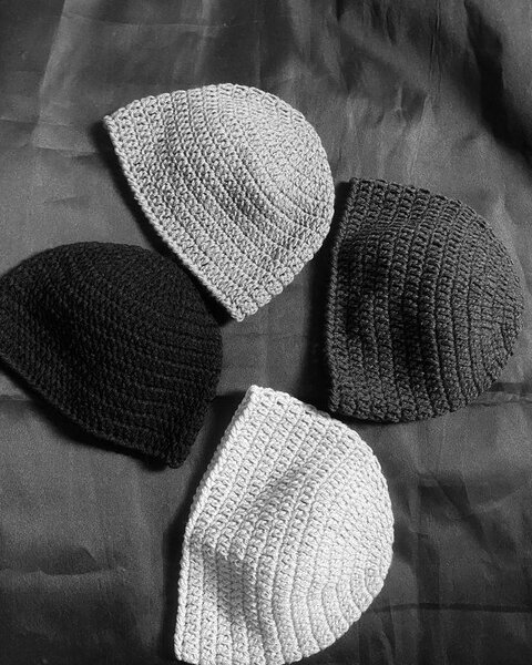 Chapeaux crochetés élégants