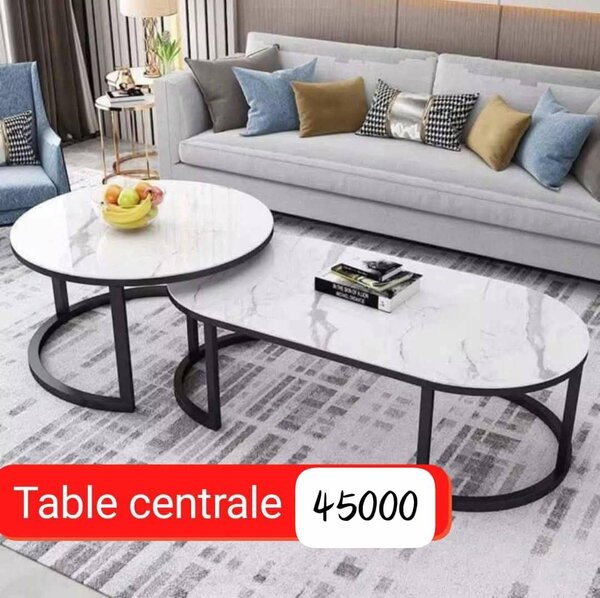 Table basse en marbre design
