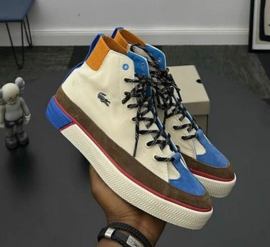 Baskets tendance multicolores