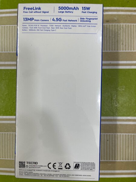 Tecno Pop 10 Smartphone 64GB