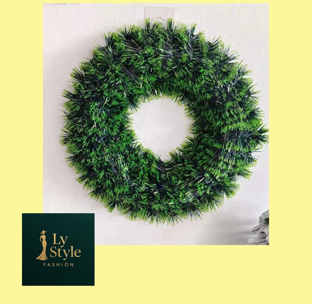 Couronne de Noël Écologique 42cm