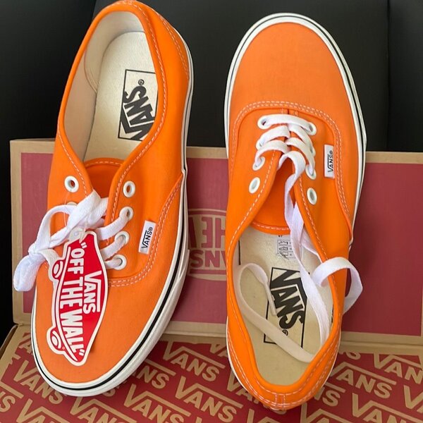 Vans Baskets Orange Authentique